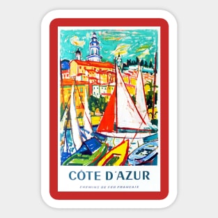 Cote d'azur Sticker